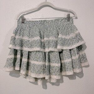 Aerie Multi Layered Skirt | Loveshackfancy Vibes | Size L